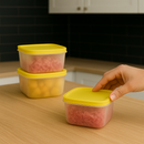 Kit com 13 Potes Herméticos com Tampas Antivazamento, Resistentes ao Freezer e ao Micro-ondas [Últimas Unidades]