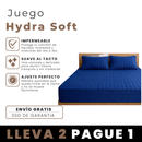 [COMPRÁ 1, LLEVÁ 2] Hydra Soft™ Juego de Cama Impermeable Premium – Sábana Ajustable + 2 Fundas